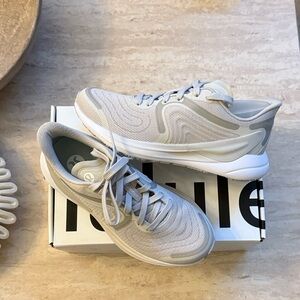 lululemon athletica White and Gray Blissfeel Run 2 Sneakers